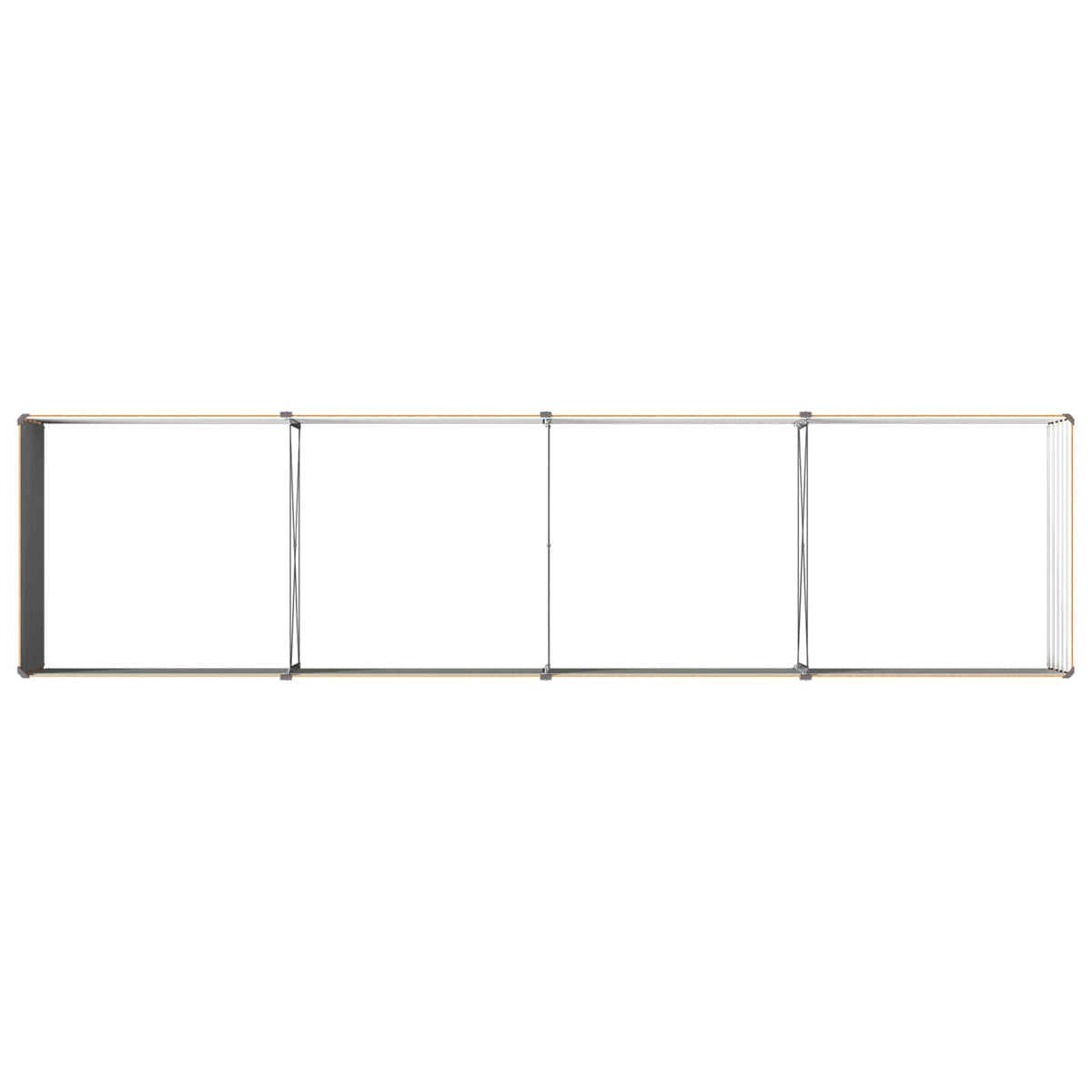 Pakelta sodo lova Natūrali 320 x 80 x 55 cm