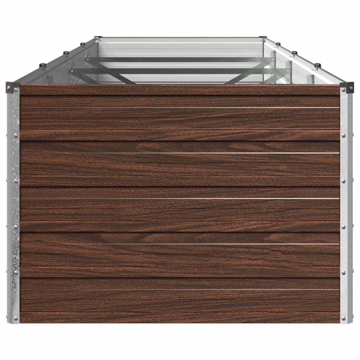 Pakelta sodo lova Juoda 320 x 80 x 55 cm