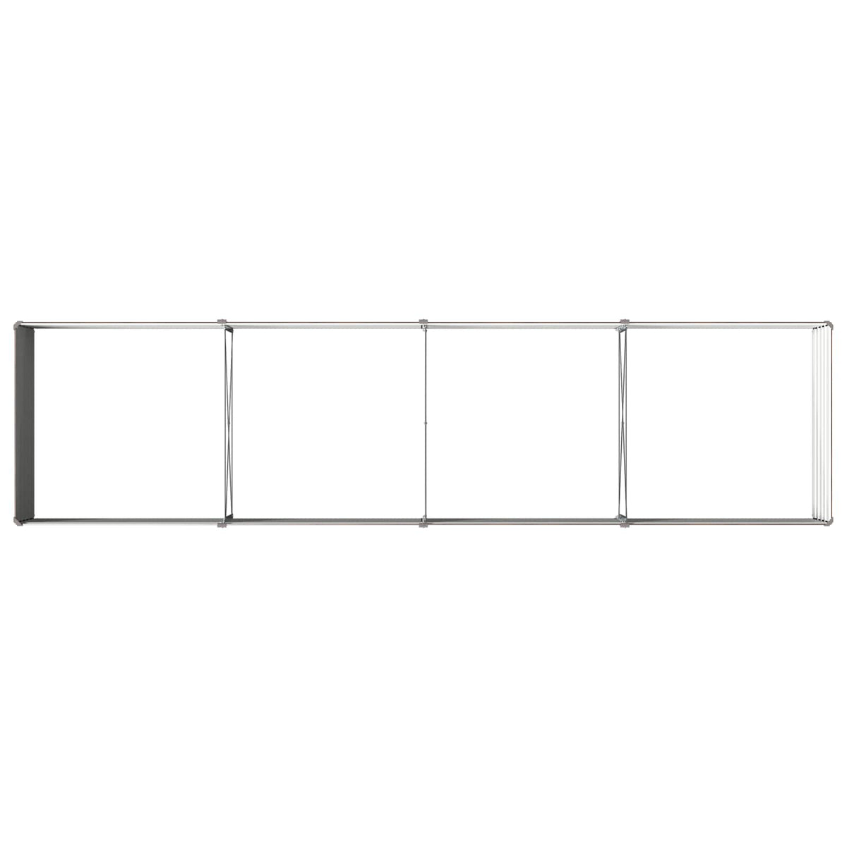 Pakelta sodo lova Juoda 320 x 80 x 55 cm