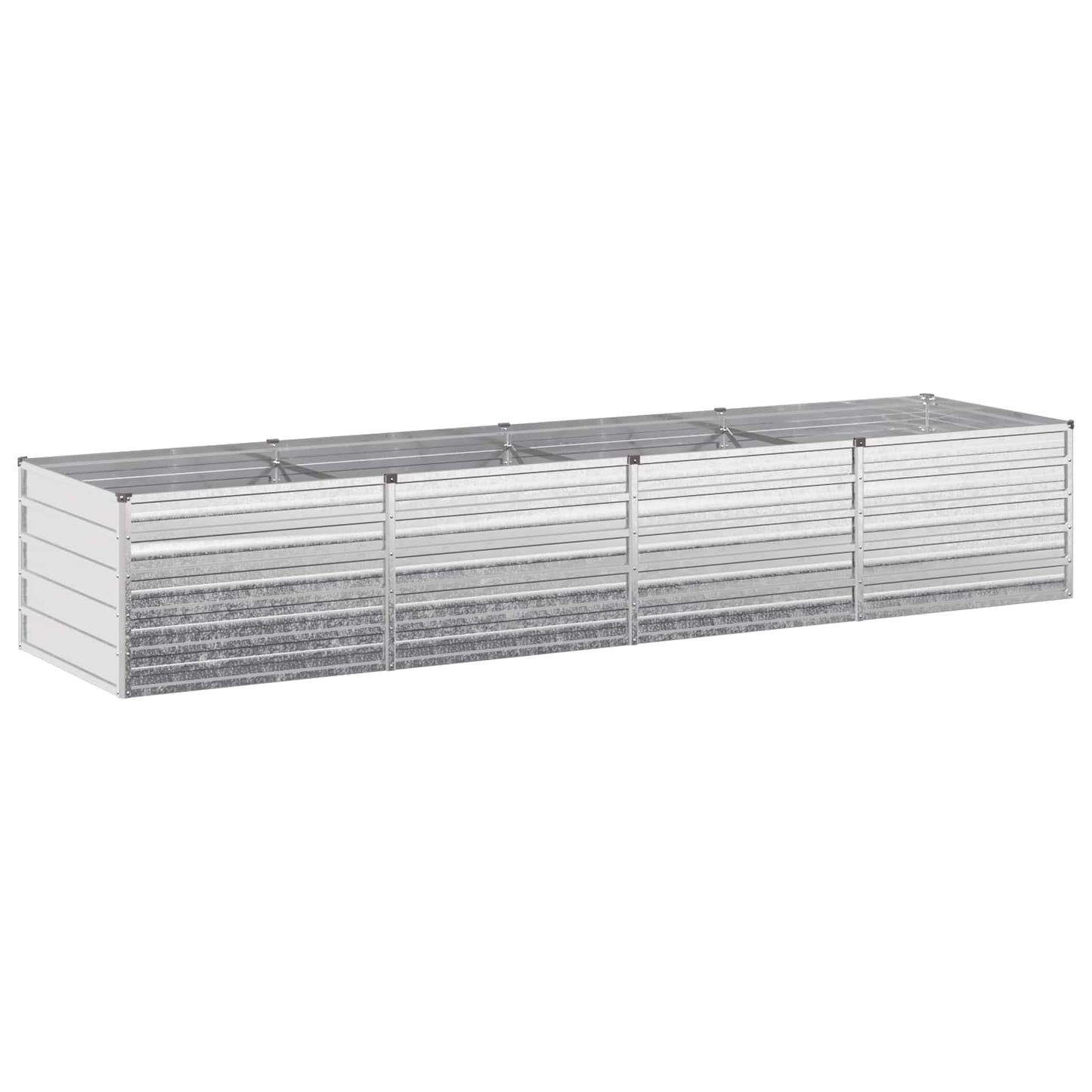 Pakelta sodo lova Sidabrinė 320 x 80 x 55 cm cinkuotas