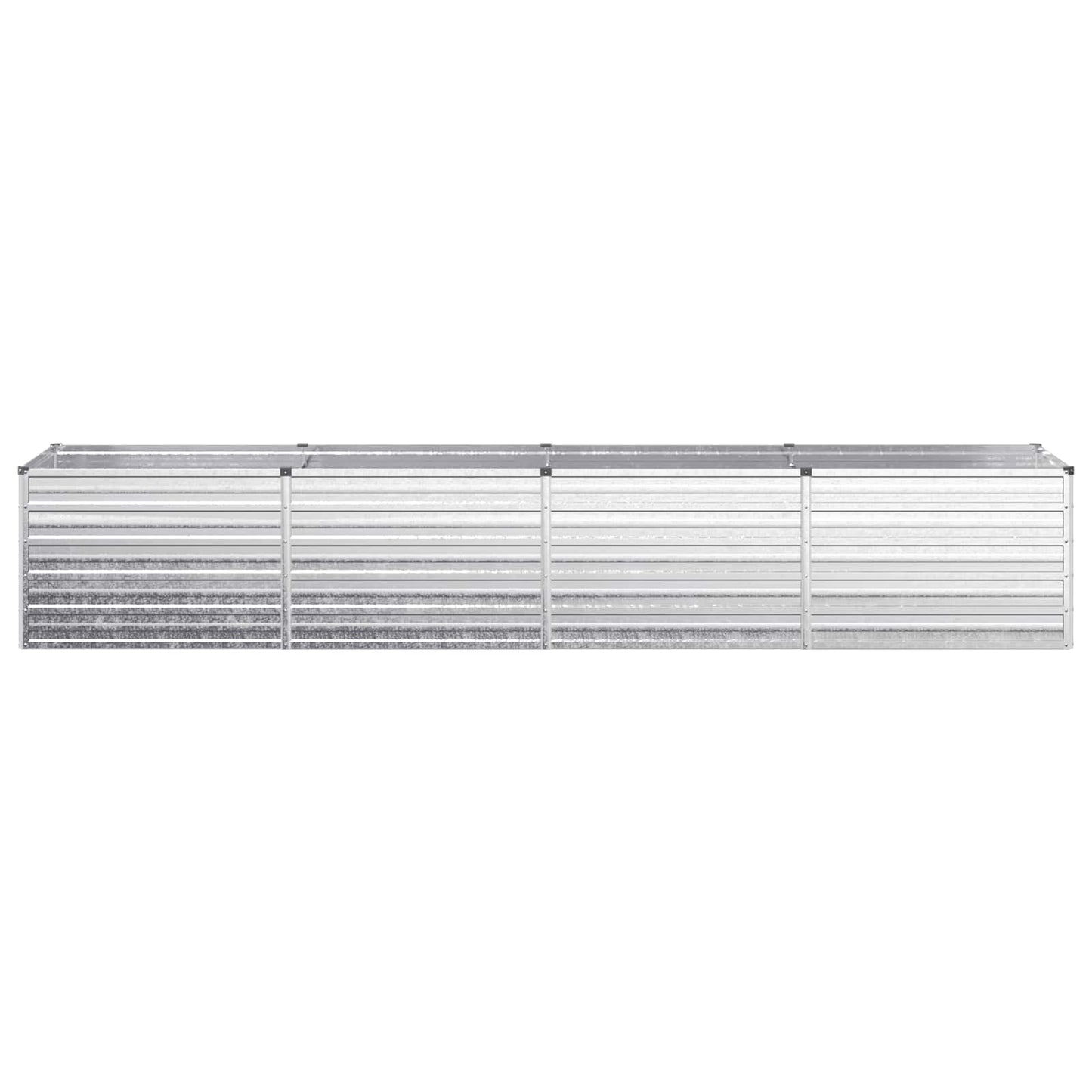 Pakelta sodo lova Sidabrinė 320 x 80 x 55 cm cinkuotas