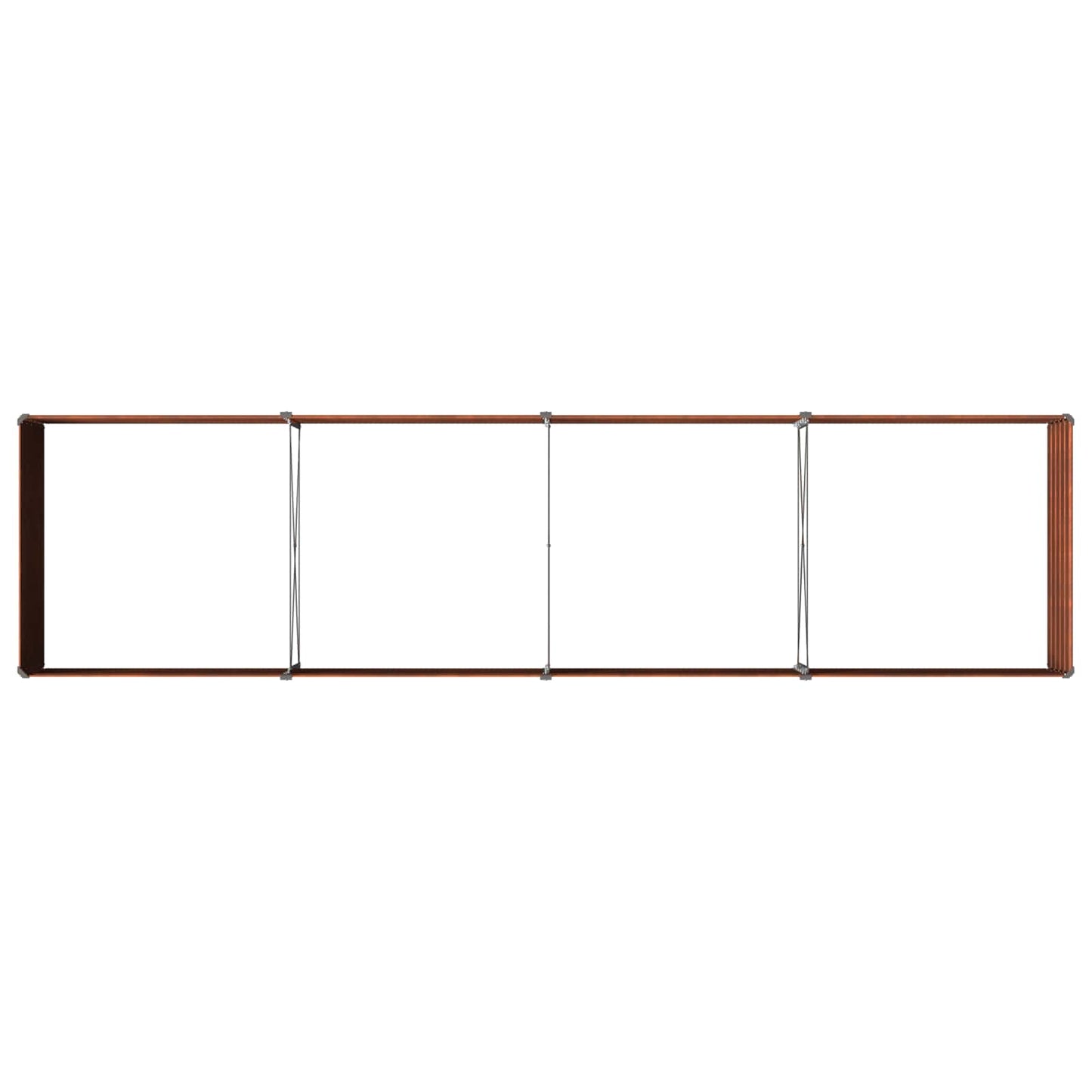 Pakelta sodo lova Rūdijanti 320 x 80 x 55 cm kartonas