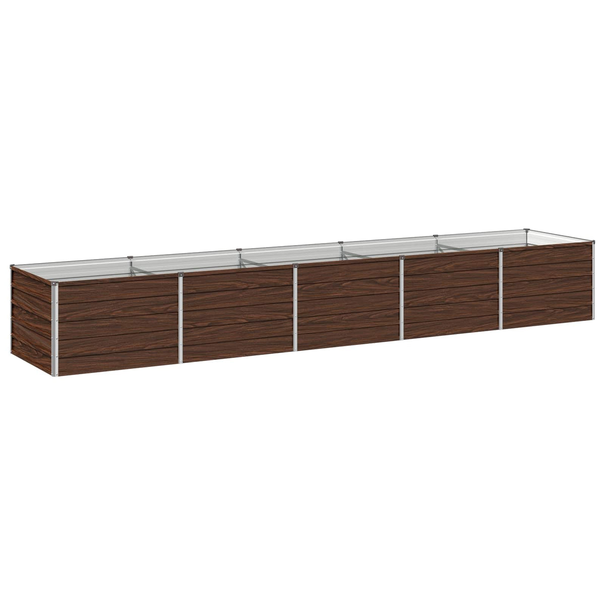 Pakelta sodo lova Juoda 400 x 80 x 55 cm