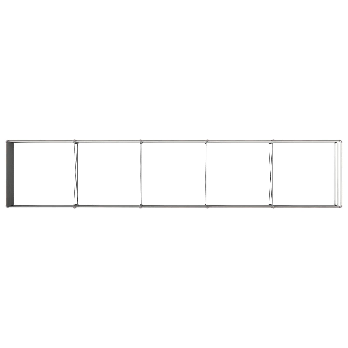 Pakelta sodo lova Juoda 400 x 80 x 55 cm