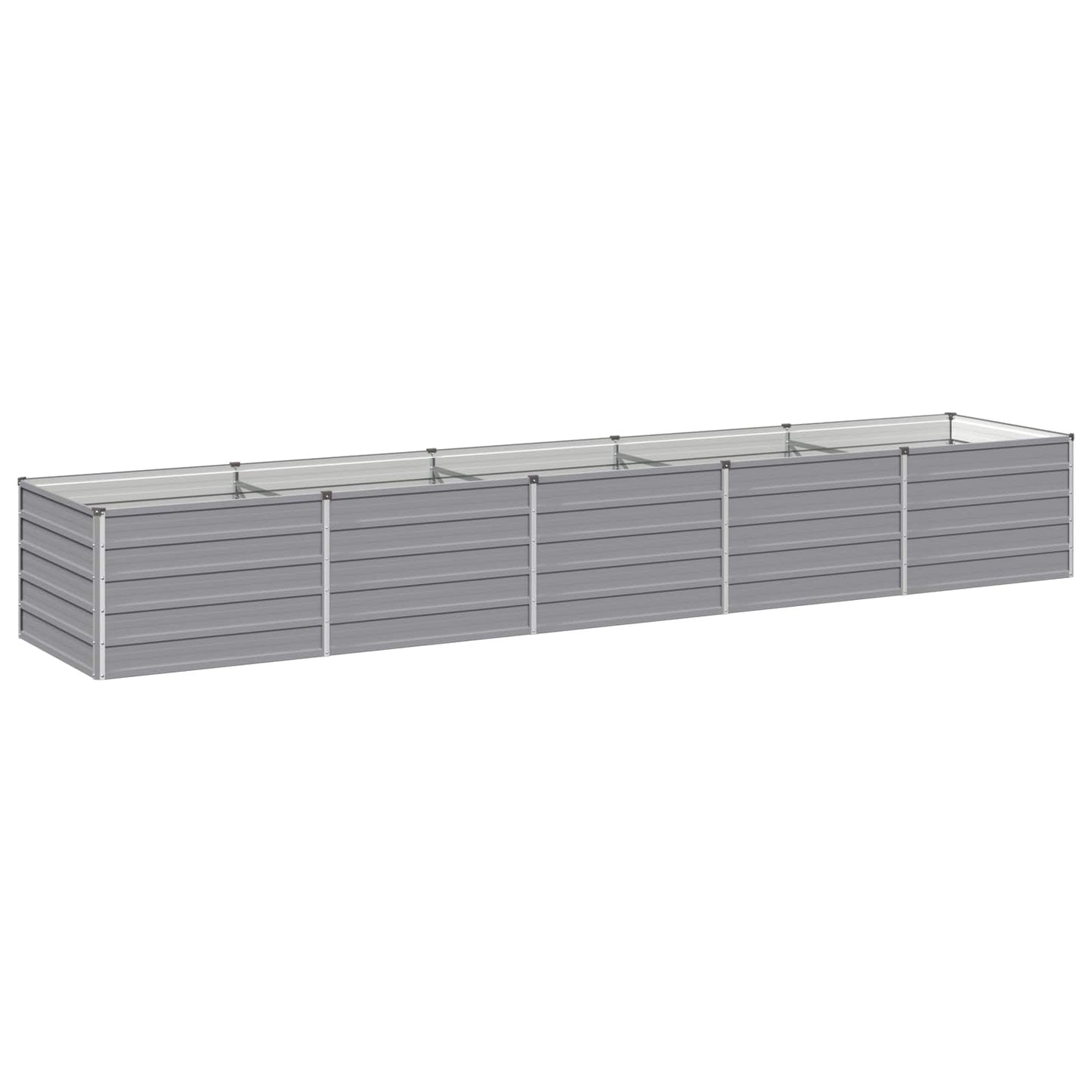 Pakelta sodo lova Pilka 400 x 80 x 55 cm