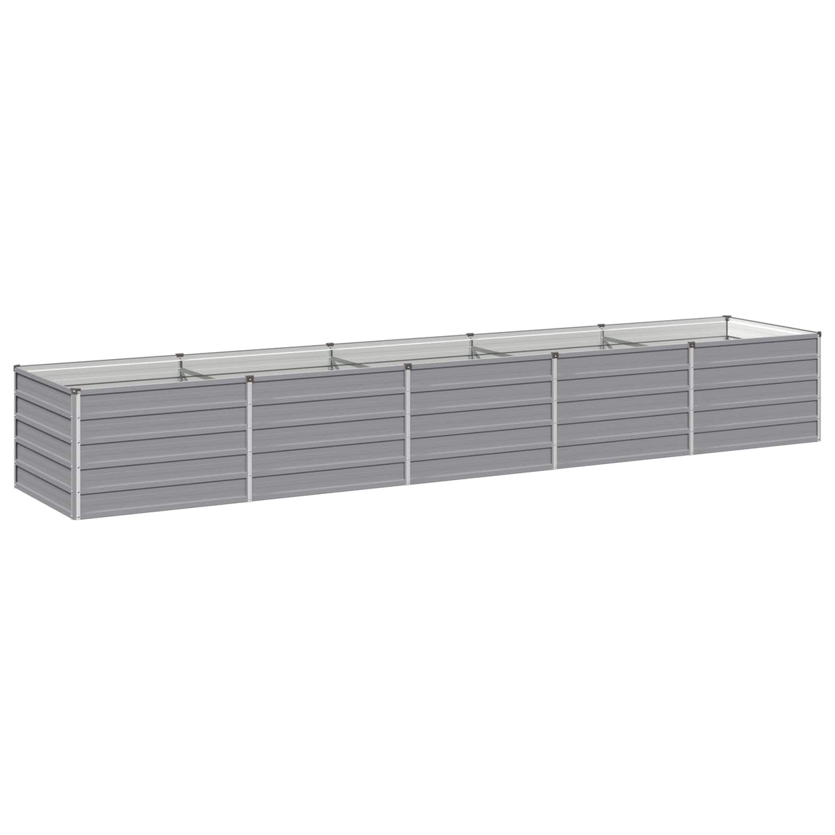 Pakelta sodo lova Pilka 400 x 80 x 55 cm