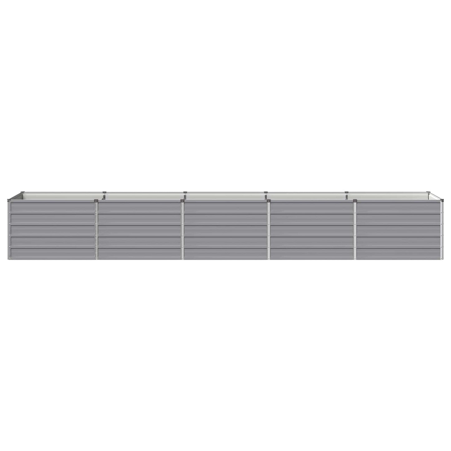 Pakelta sodo lova Pilka 400 x 80 x 55 cm