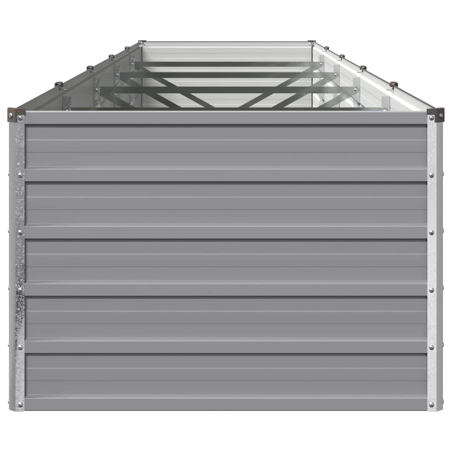 Pakelta sodo lova Pilka 400 x 80 x 55 cm