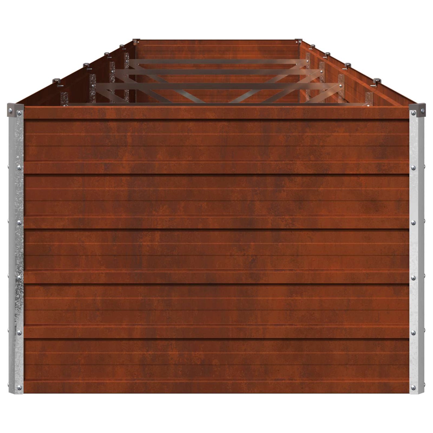 Pakelta sodo lova Rūdijanti 400 x 80 x 55 cm kartonas