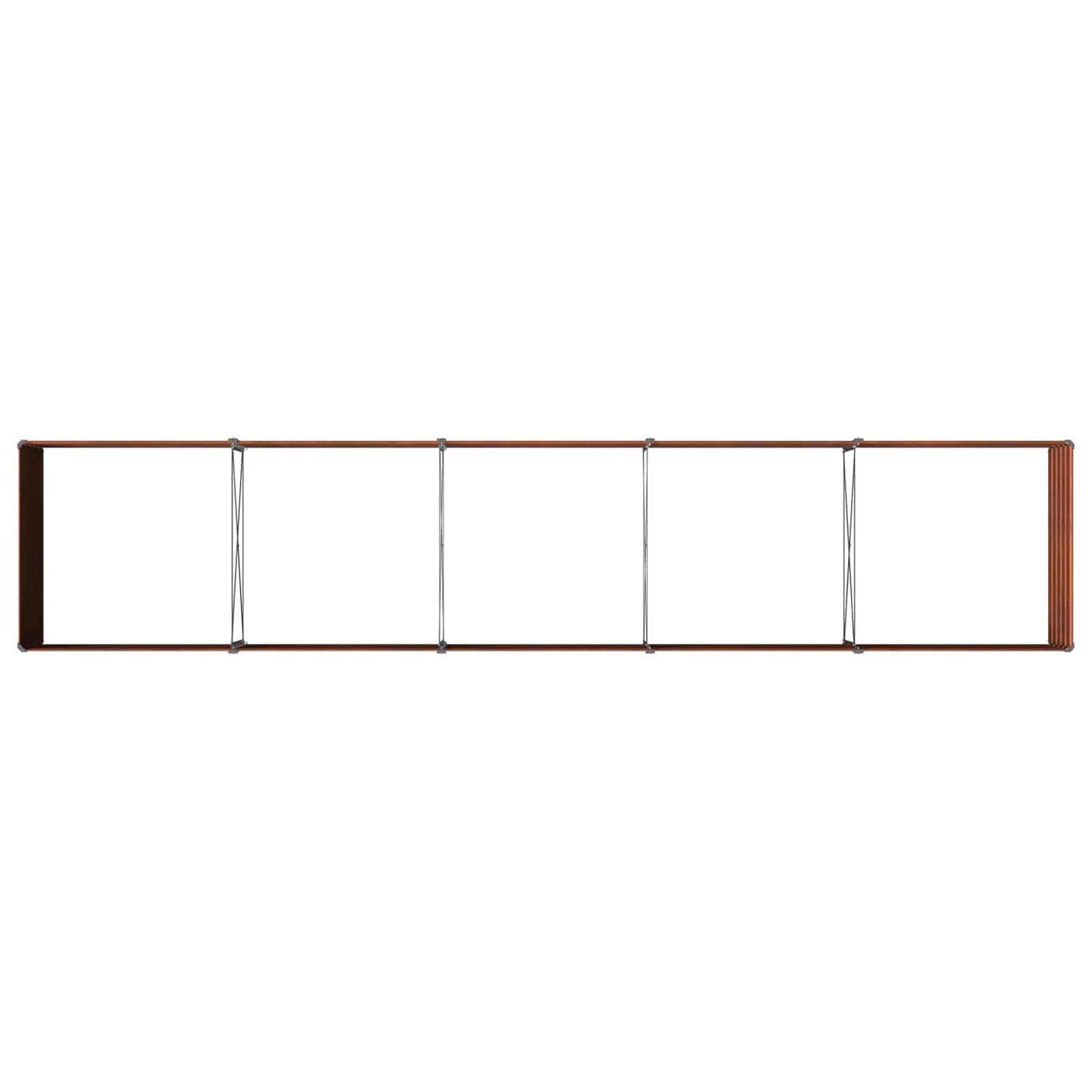 Pakelta sodo lova Rūdijanti 400 x 80 x 55 cm kartonas