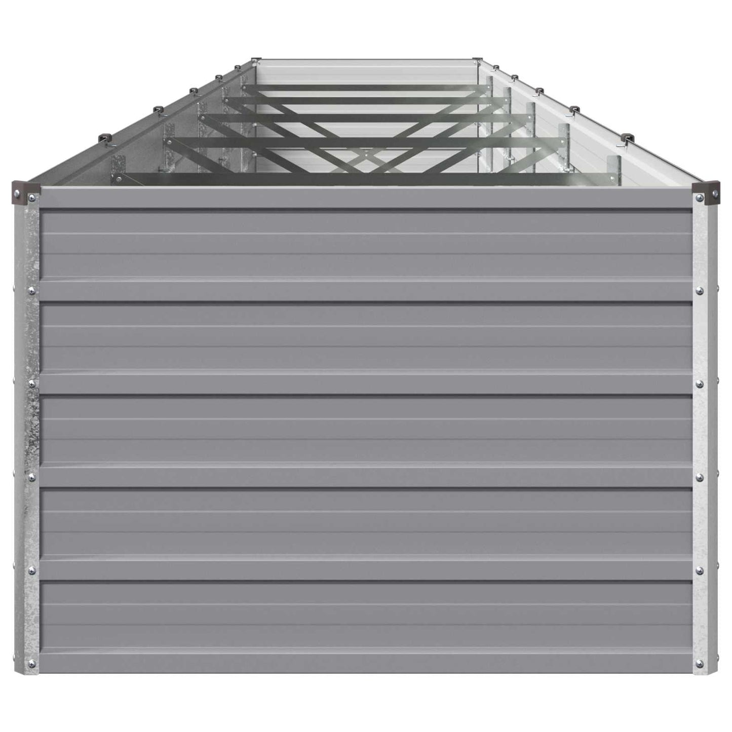 Pakelta sodo lova Pilka 480 x 80 x 55 cm
