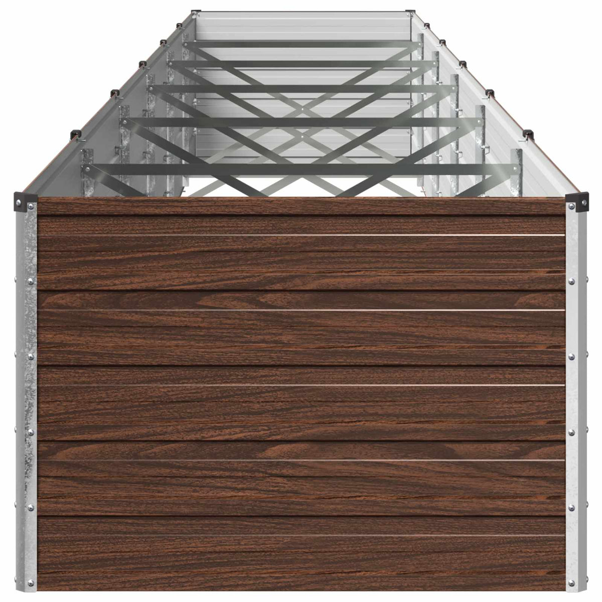 Pakelta sodo lova Juoda 600 x 80 x 55 cm
