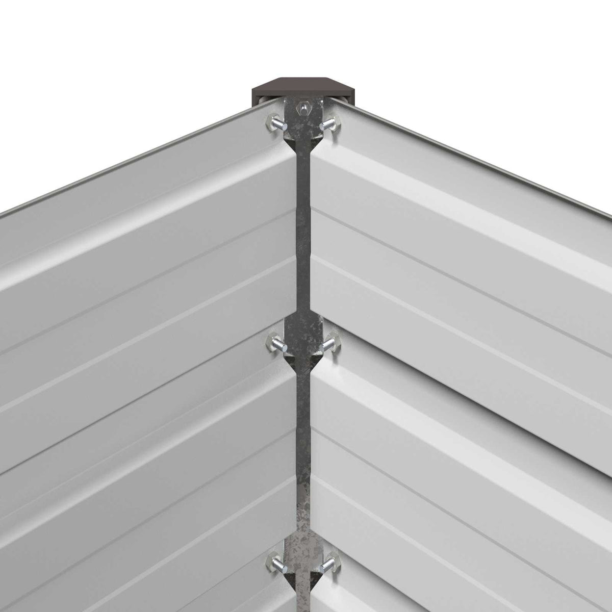 Pakelta sodo lova Pilka 600 x 80 x 55 cm