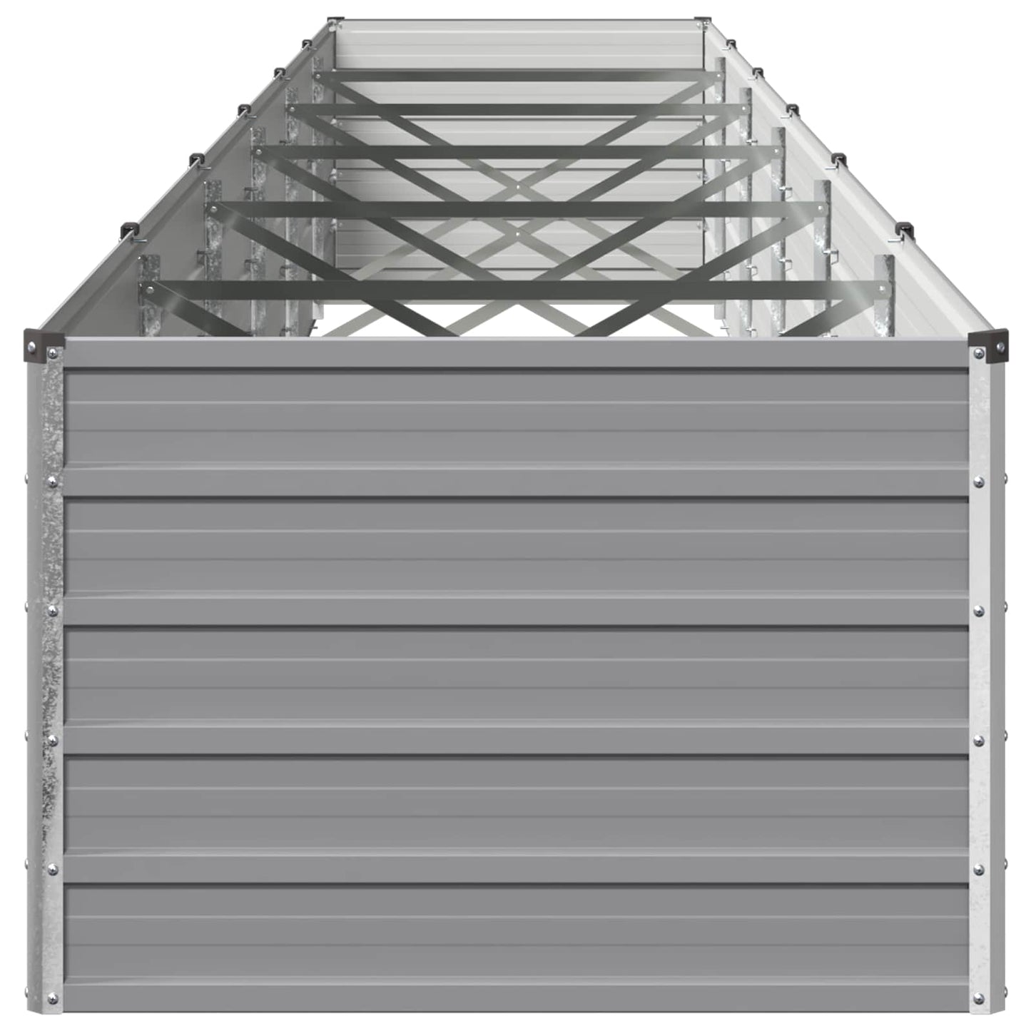 Pakelta sodo lova Pilka 600 x 80 x 55 cm