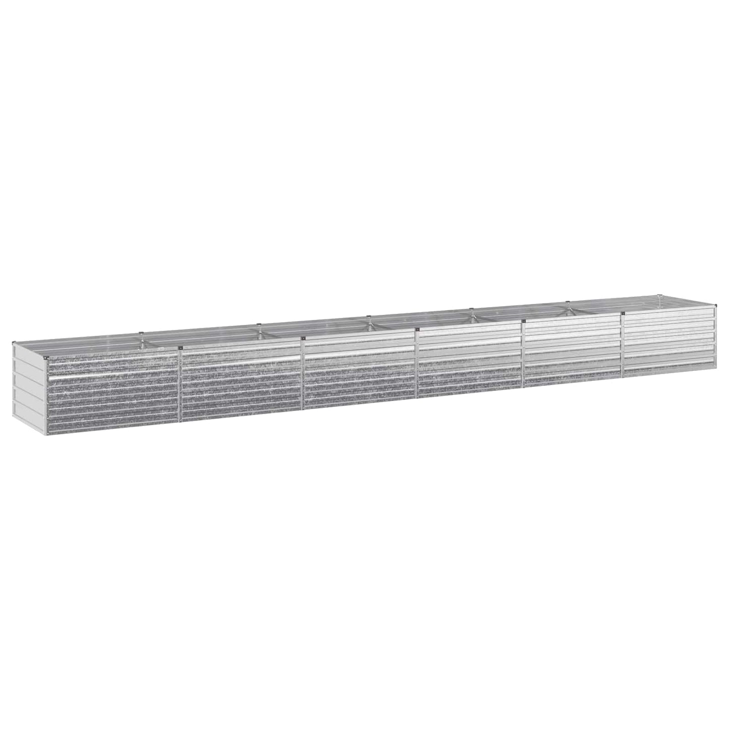 Pakelta sodo lova Sidabrinė 600 x 80 x 55 cm cinkuotas