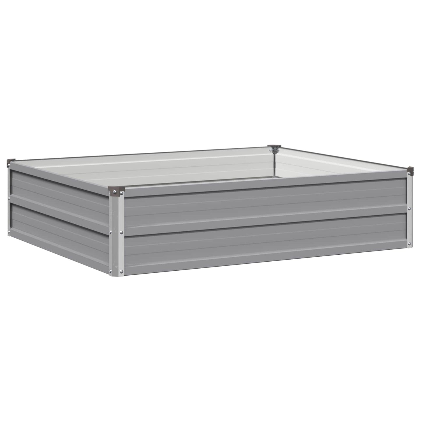 Pakelta sodo lova Pilka 100 x 80 x 24 cm