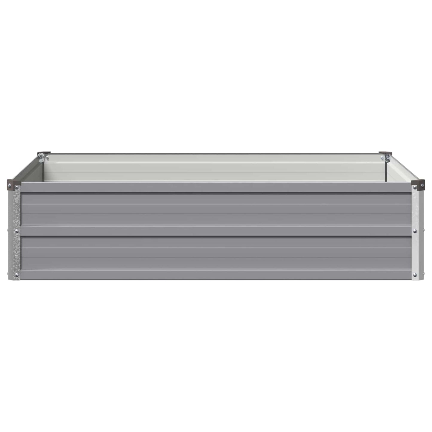Pakelta sodo lova Pilka 100 x 80 x 24 cm