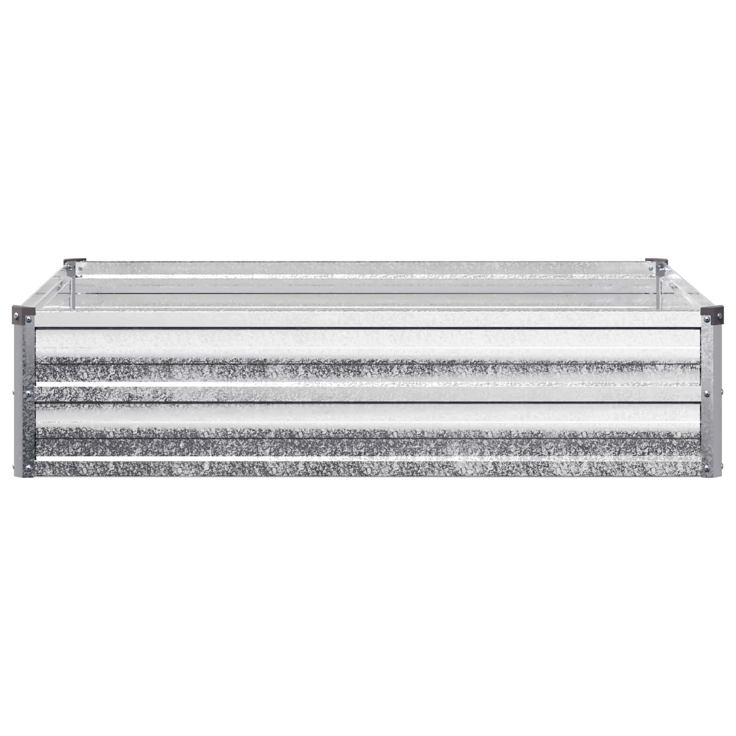 Pakelta sodo lova Sidabrinė 100 x 80 x 24 cm cinkuotas