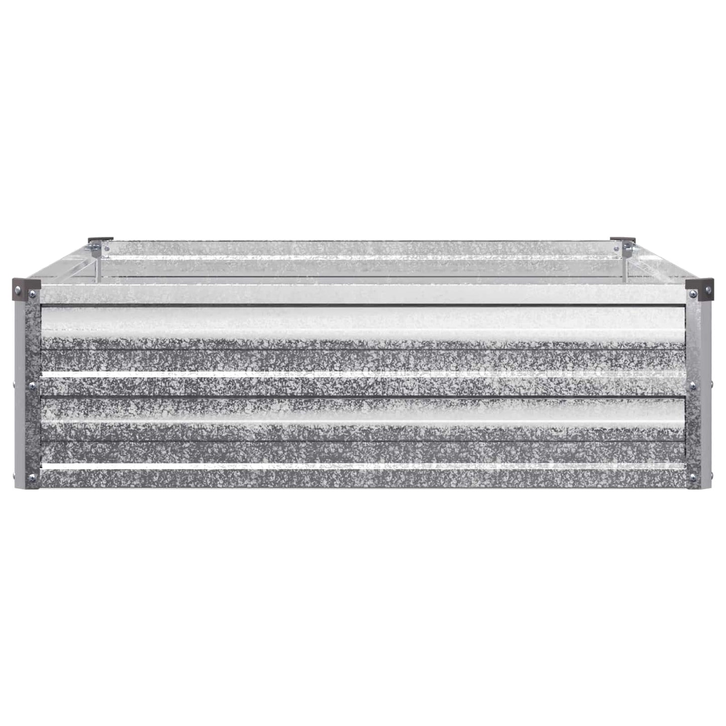 Pakelta sodo lova Sidabrinė 100 x 80 x 24 cm cinkuotas