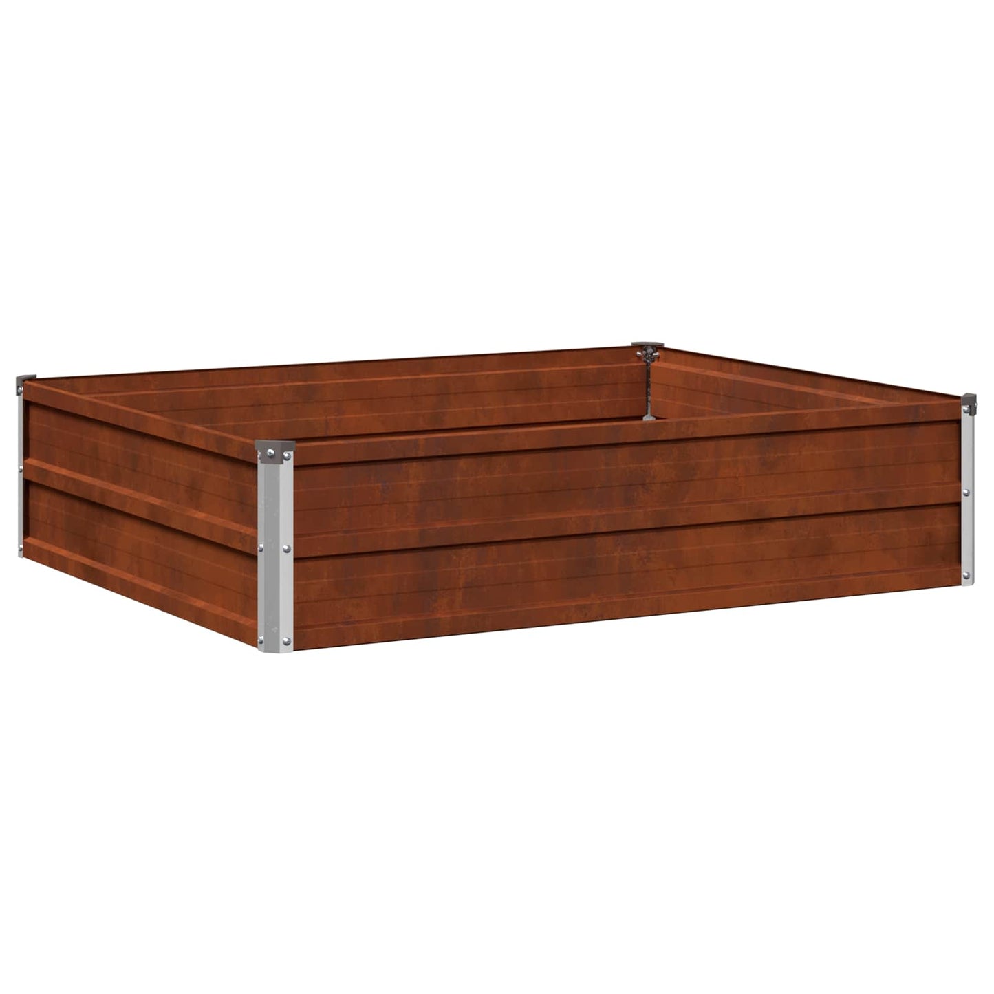 Pakelta sodo lova Rūdijanti 100 x 80 x 24 cm kartonas
