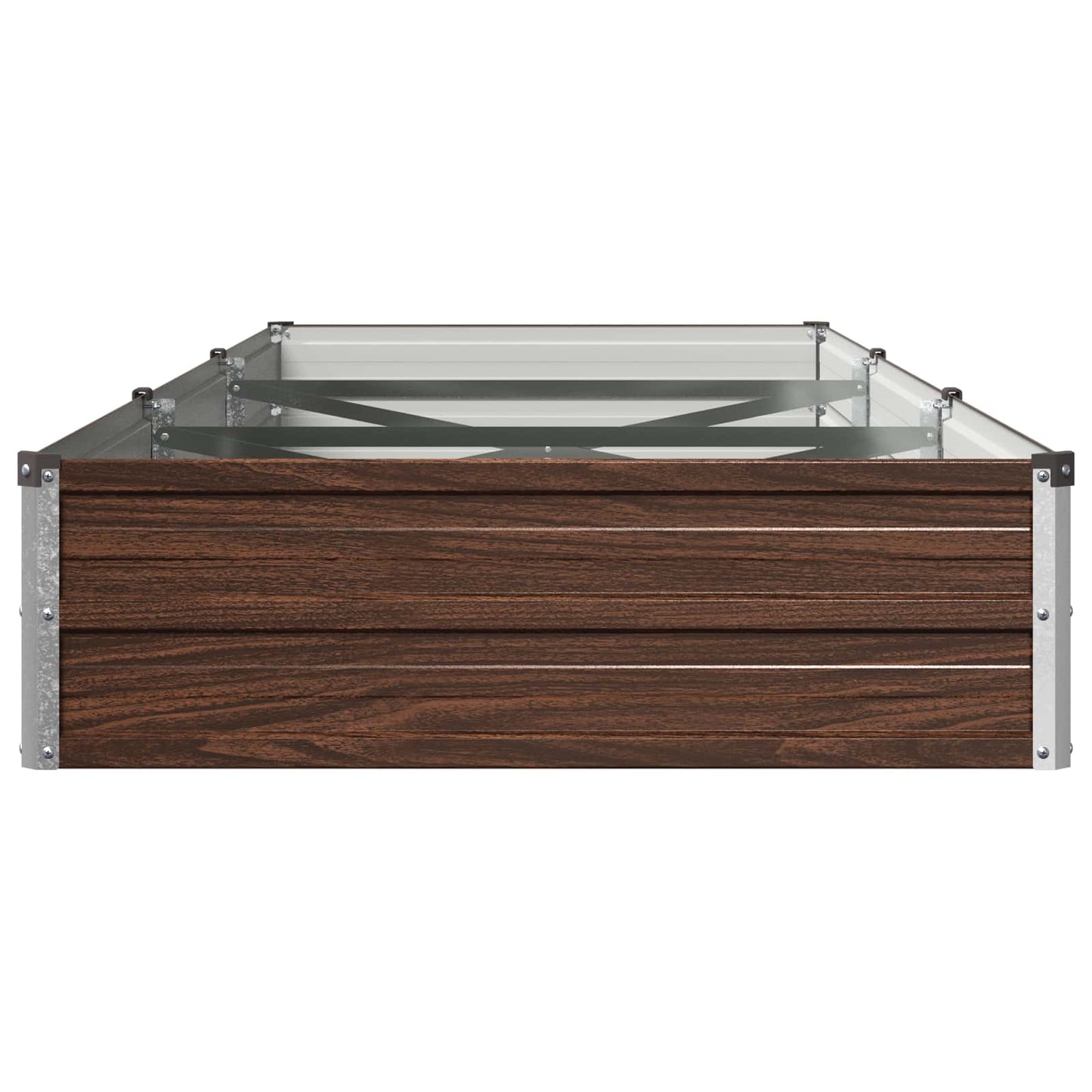 Pakelta sodo lova Juoda 240 x 80 x 24 cm