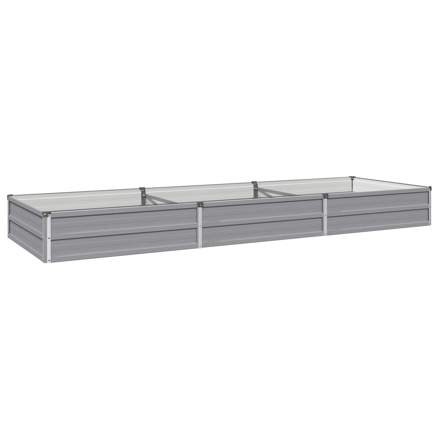 Pakelta sodo lova Pilka 240 x 80 x 24 cm
