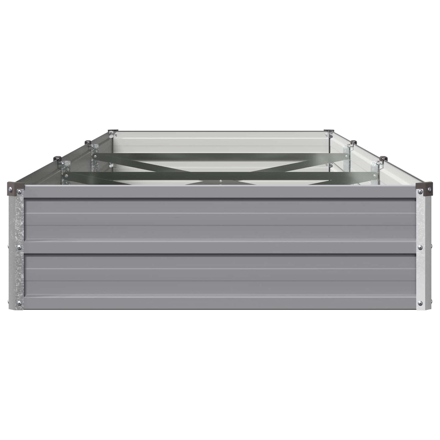 Pakelta sodo lova Pilka 240 x 80 x 24 cm