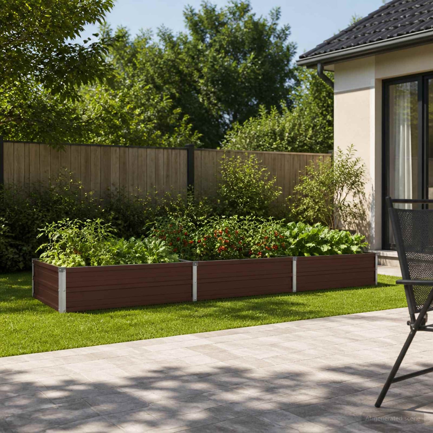 Pakelta sodo lova Ruda 240 x 80 x 24 cm