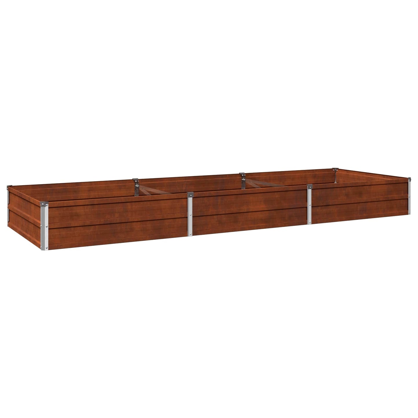 Pakelta sodo lova Rūdijanti 240 x 80 x 24 cm kartonas