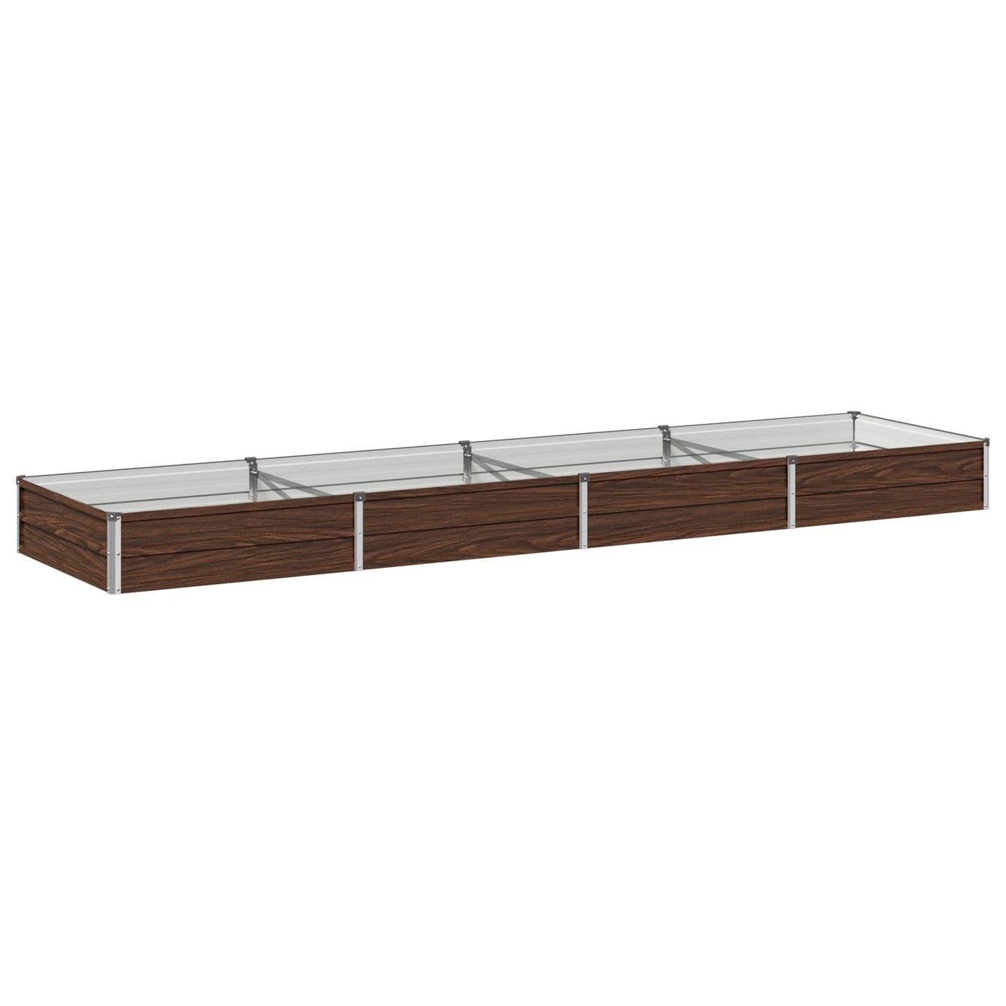 Pakelta sodo lova Juoda 320 x 80 x 24 cm