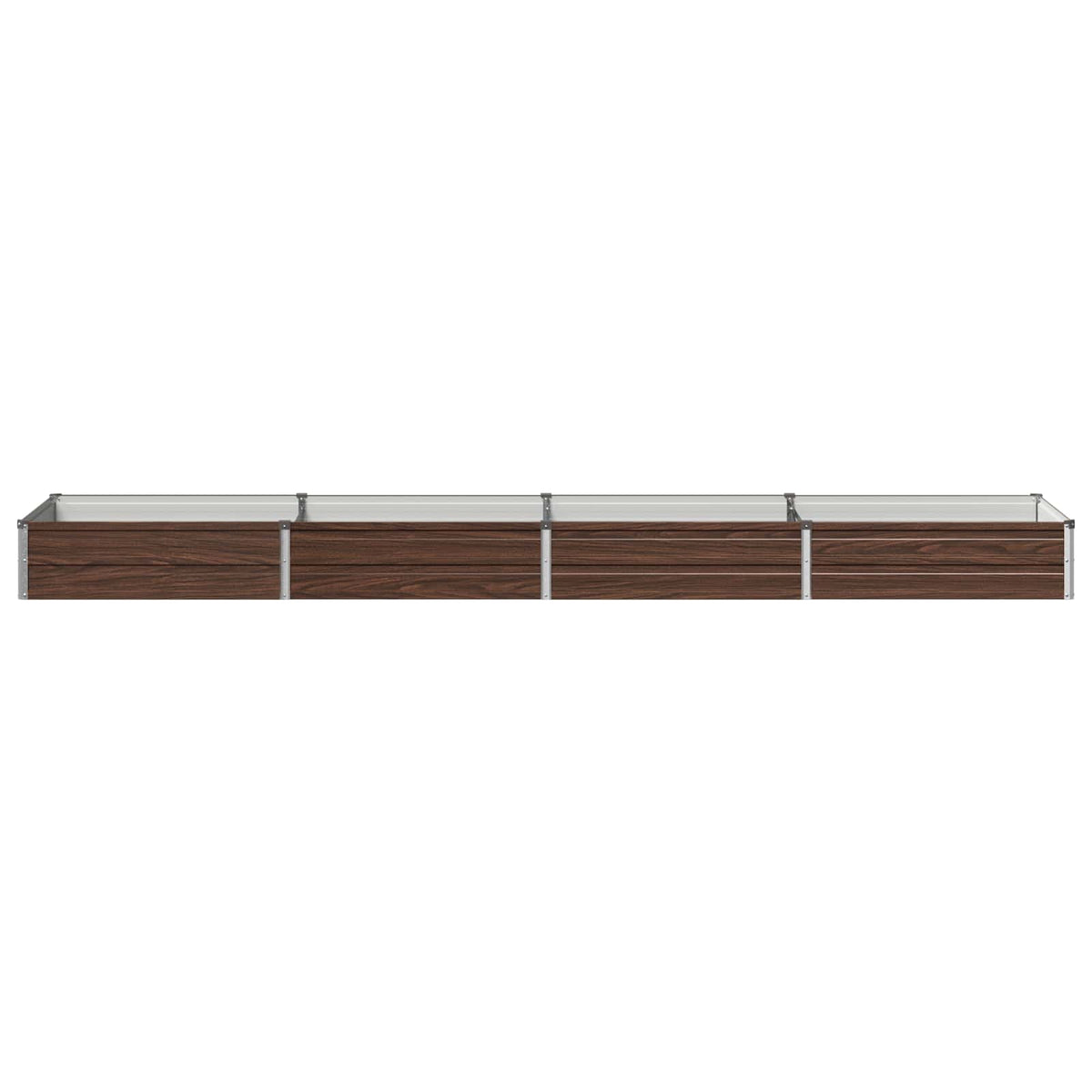 Pakelta sodo lova Juoda 320 x 80 x 24 cm