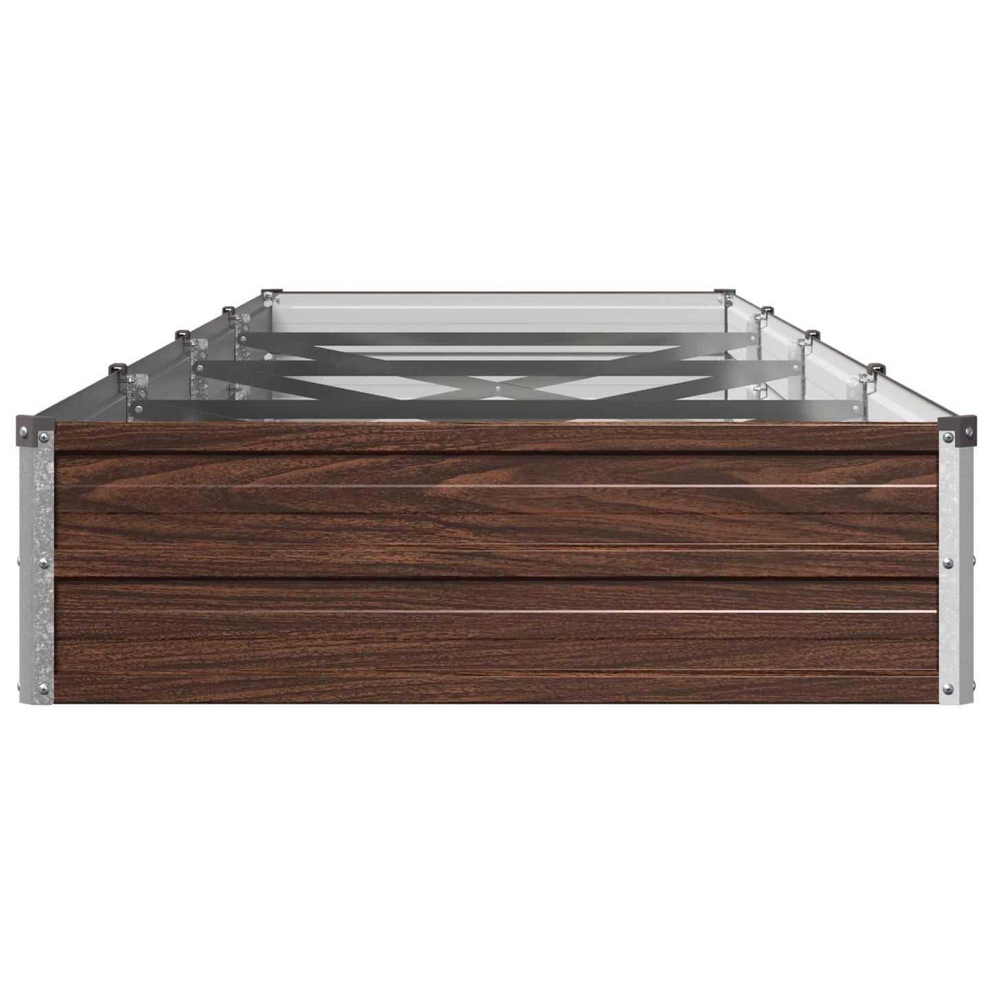 Pakelta sodo lova Juoda 320 x 80 x 24 cm