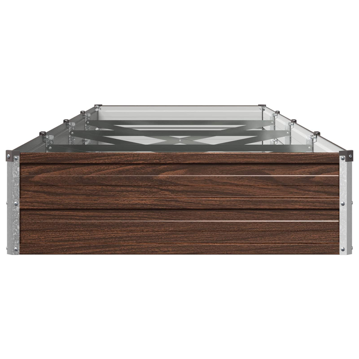 Pakelta sodo lova Juoda 320 x 80 x 24 cm
