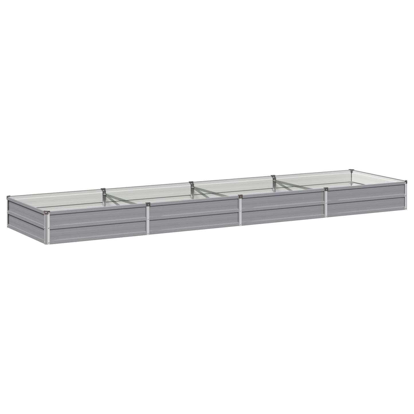 Pakelta sodo lova Pilka 320 x 80 x 24 cm