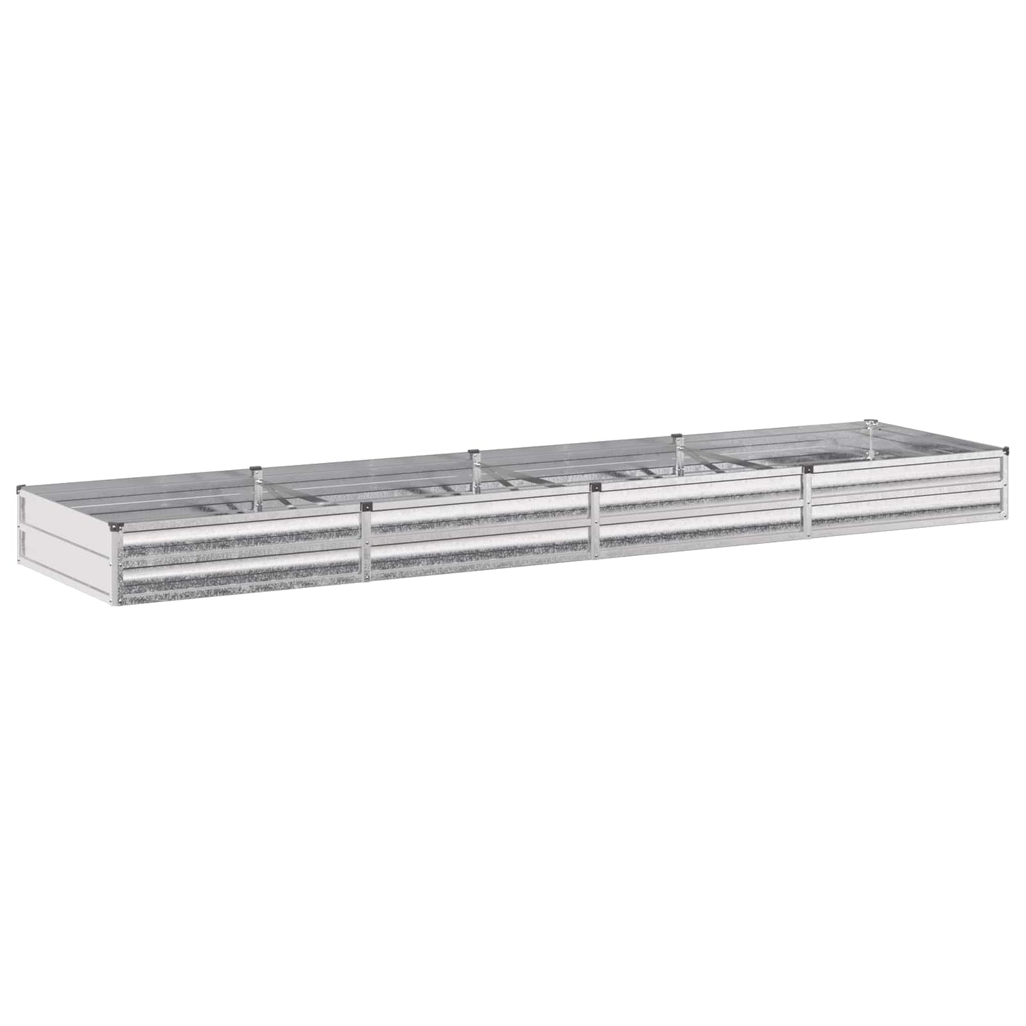 Pakelta sodo lova Sidabrinė 320 x 80 x 24 cm cinkuotas
