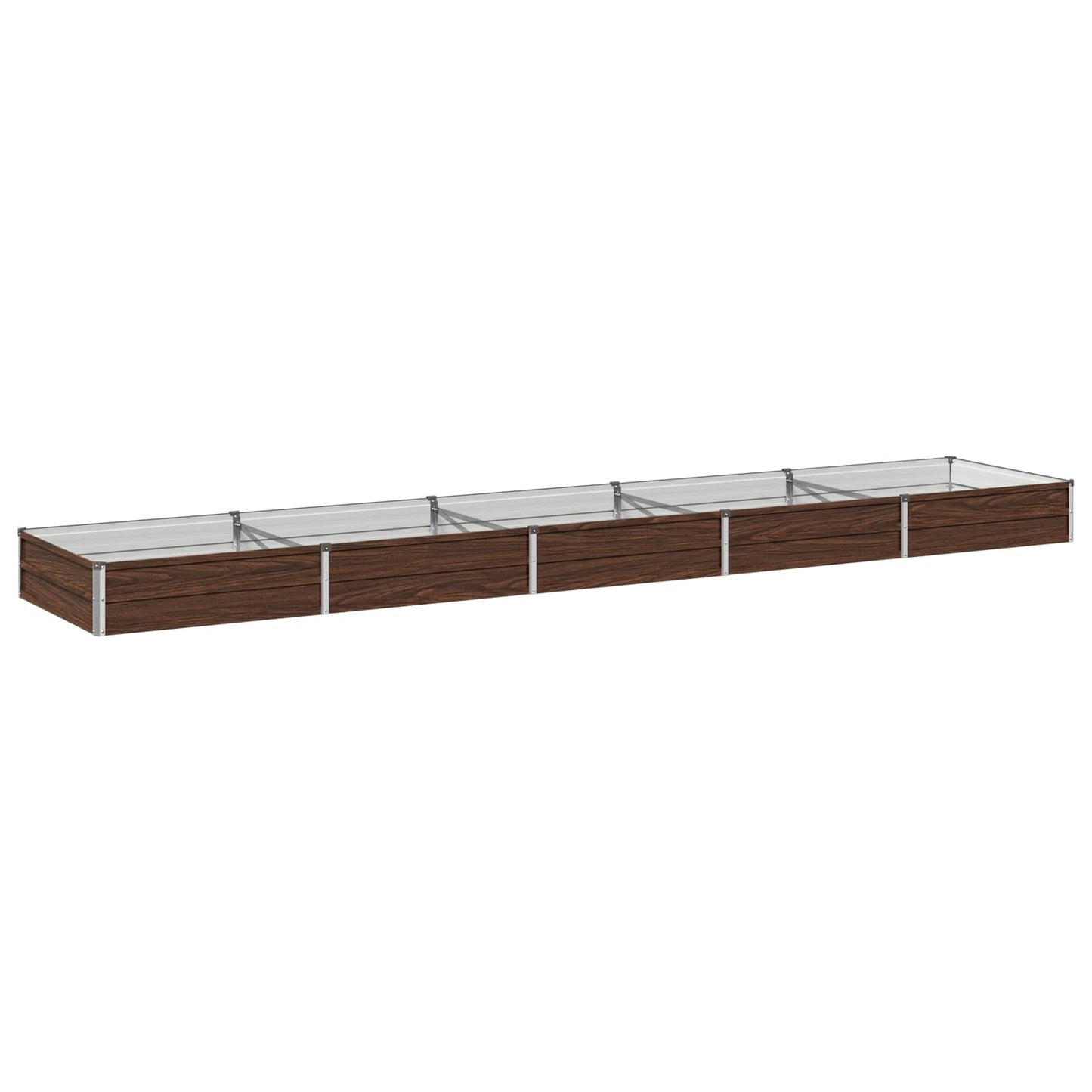 Pakelta sodo lova Juoda 400 x 80 x 24 cm