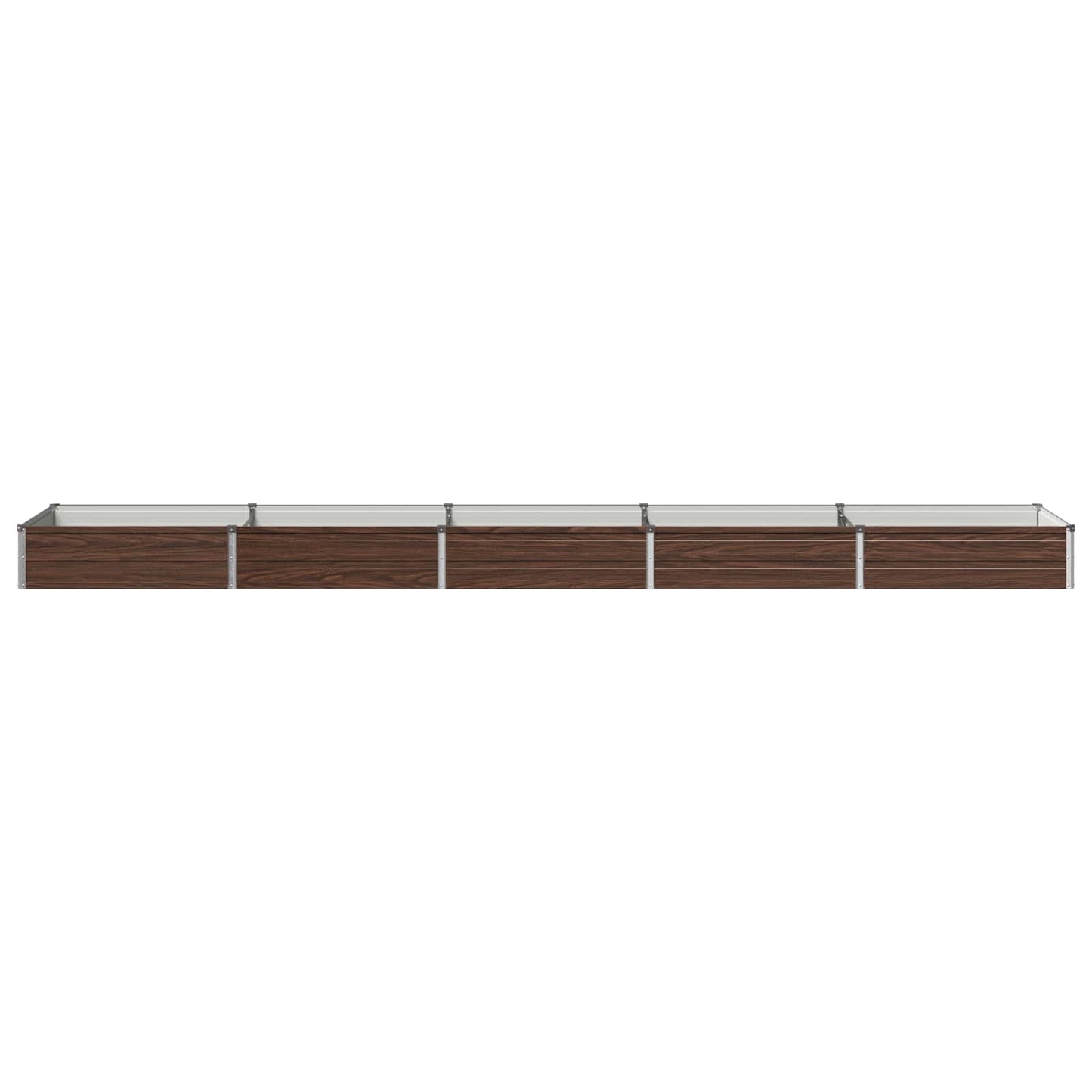 Pakelta sodo lova Juoda 400 x 80 x 24 cm