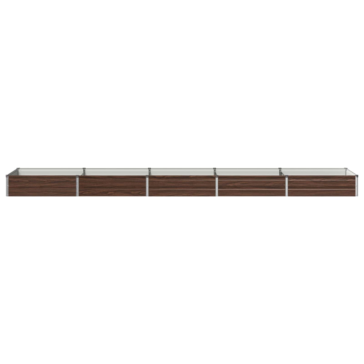 Pakelta sodo lova Juoda 400 x 80 x 24 cm