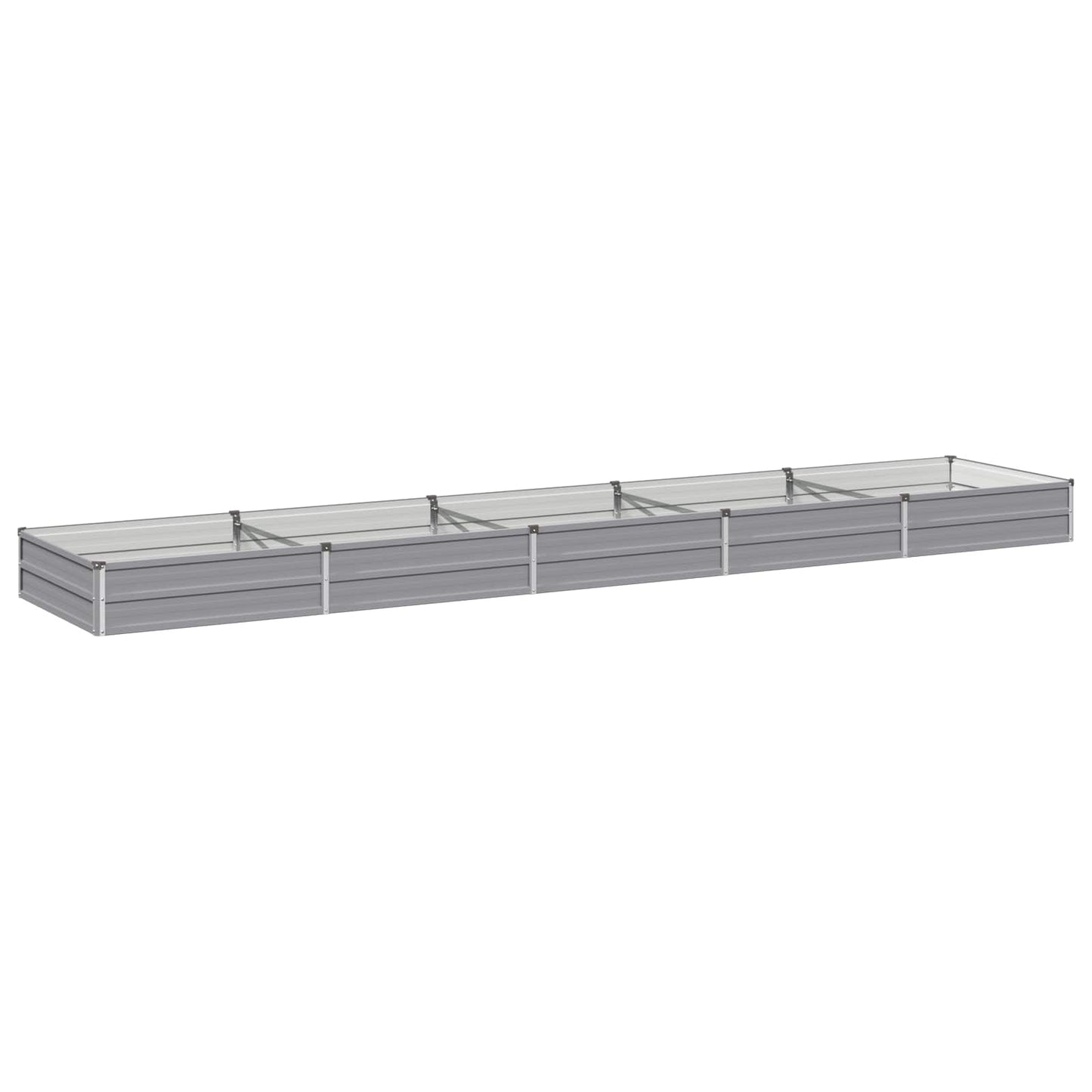 Pakelta sodo lova Pilka 400 x 80 x 24 cm