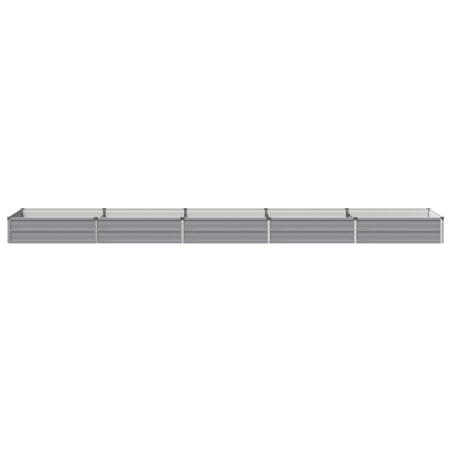 Pakelta sodo lova Pilka 400 x 80 x 24 cm