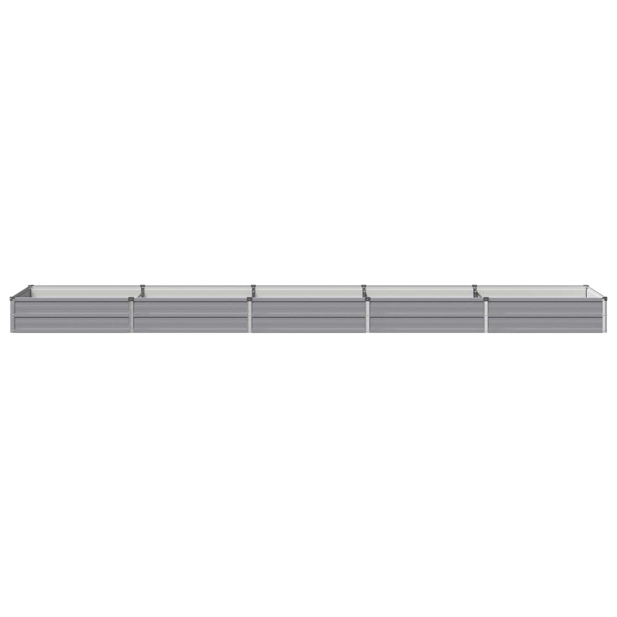 Pakelta sodo lova Pilka 400 x 80 x 24 cm