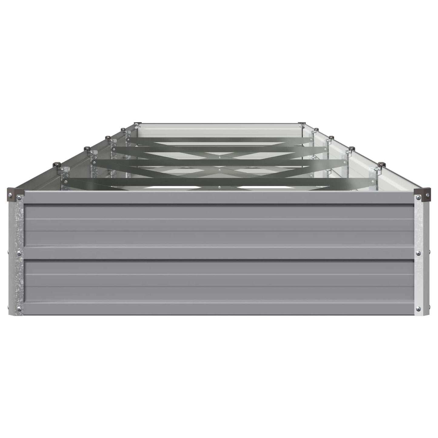 Pakelta sodo lova Pilka 400 x 80 x 24 cm