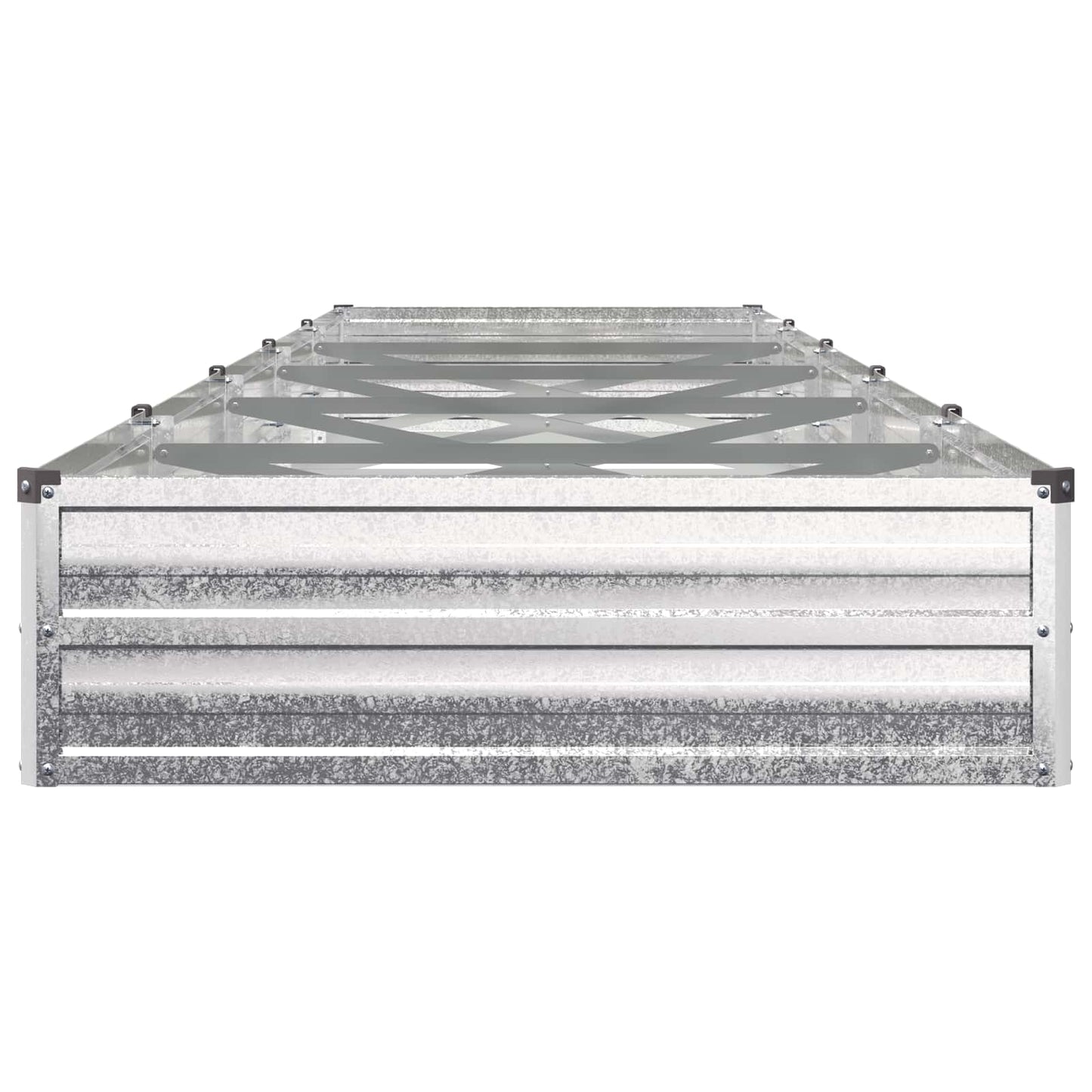 Pakelta sodo lova Sidabrinė 400 x 80 x 24 cm cinkuotas