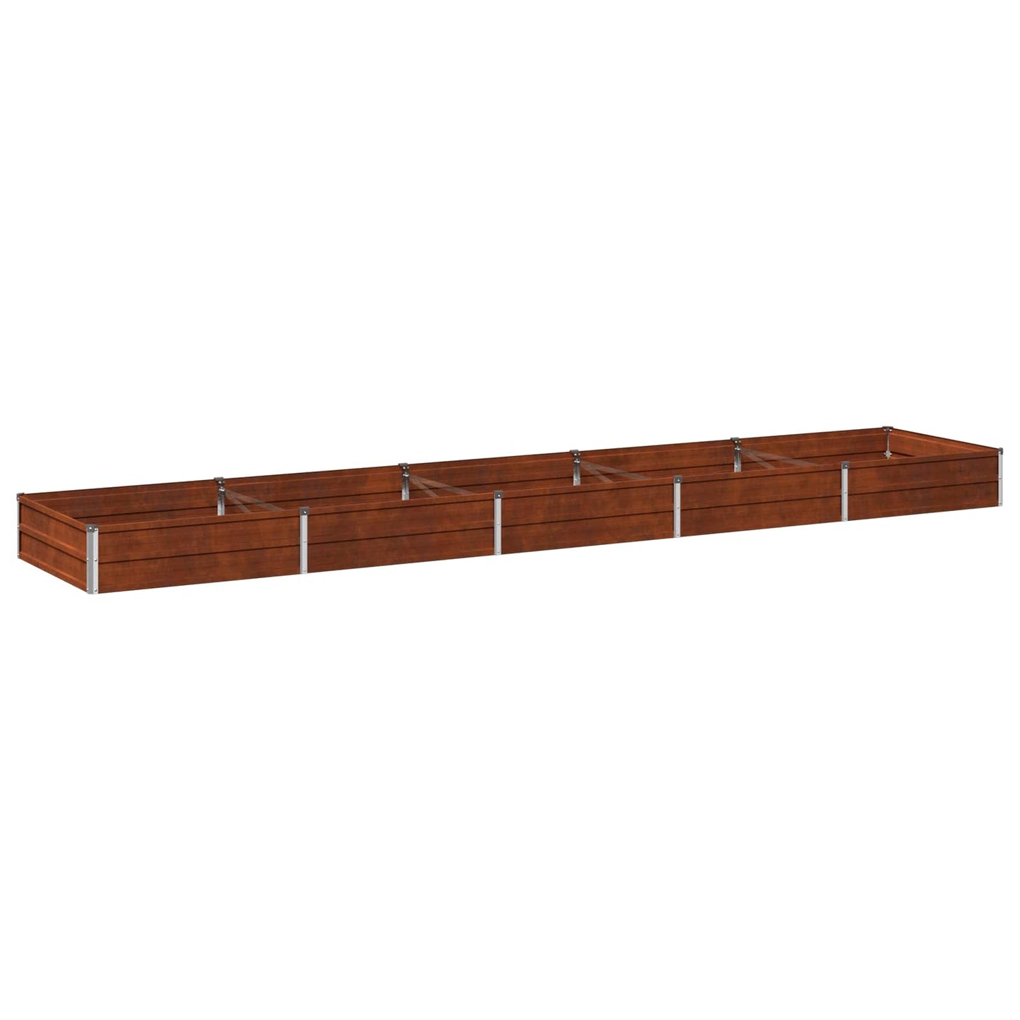 Pakelta sodo lova Rūdijanti 400 x 80 x 24 cm kartonas