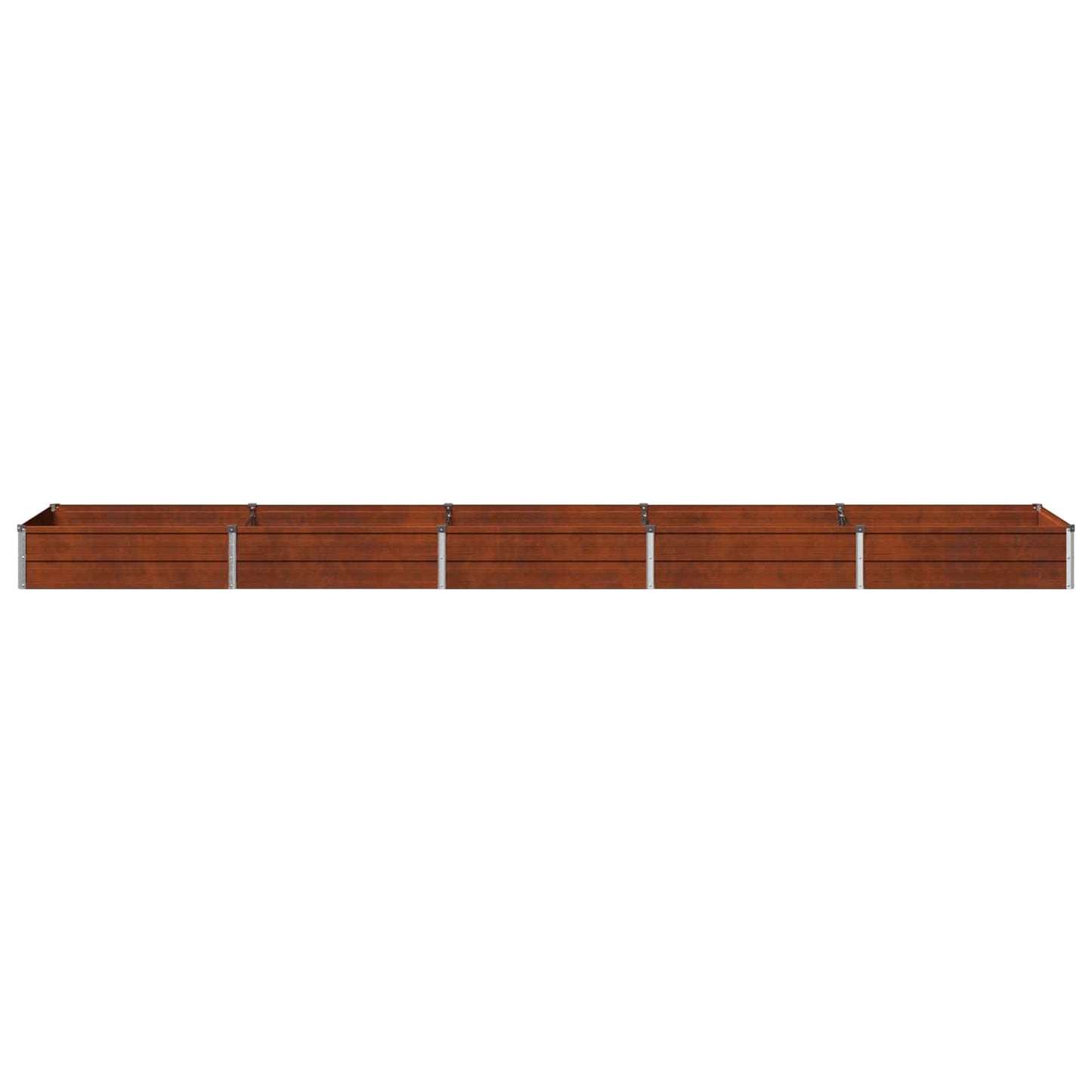 Pakelta sodo lova Rūdijanti 400 x 80 x 24 cm kartonas
