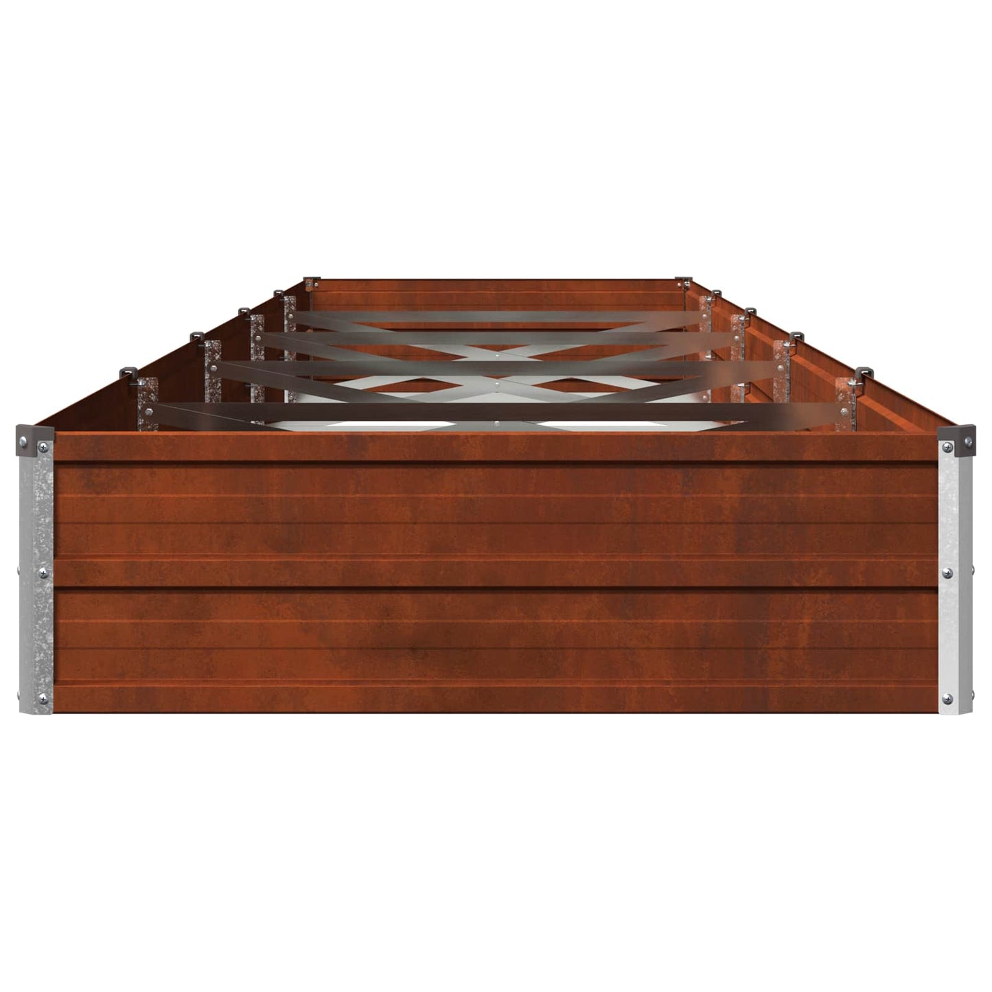 Pakelta sodo lova Rūdijanti 400 x 80 x 24 cm kartonas