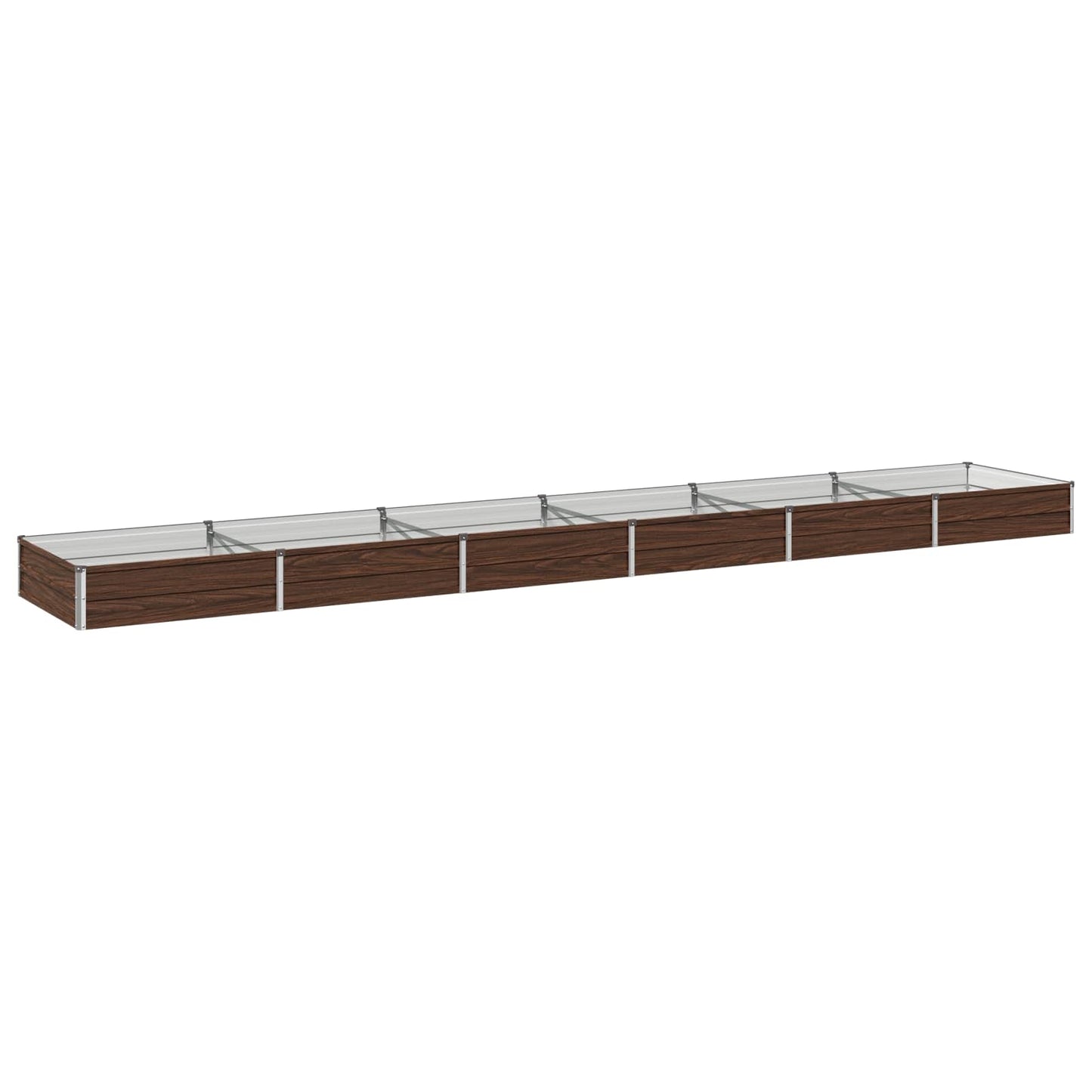 Pakelta sodo lova Juoda 480 x 80 x 24 cm