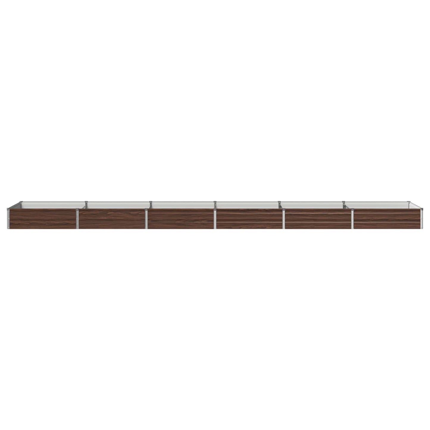 Pakelta sodo lova Juoda 480 x 80 x 24 cm