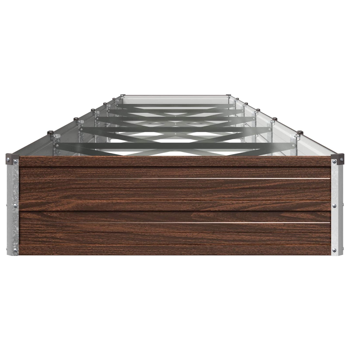 Pakelta sodo lova Juoda 480 x 80 x 24 cm