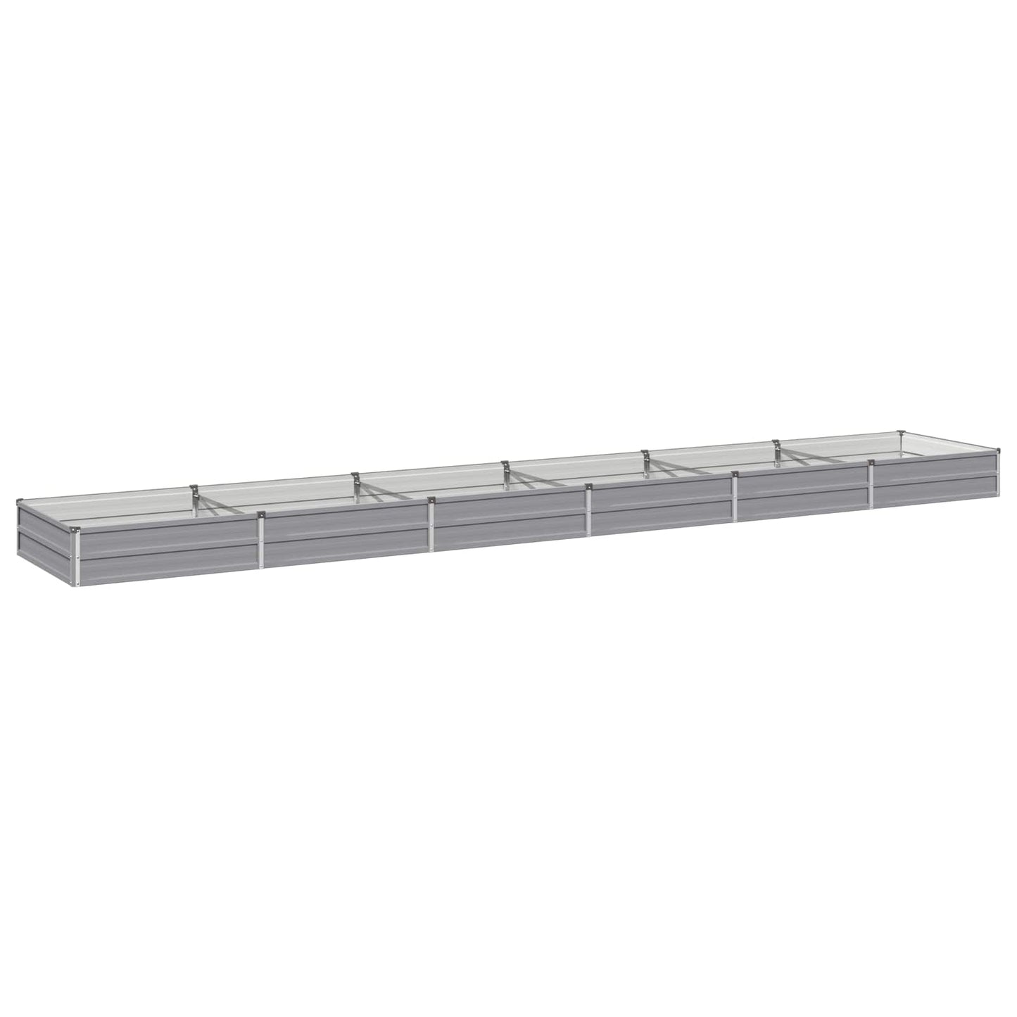 Pakelta sodo lova Pilka 480 x 80 x 24 cm